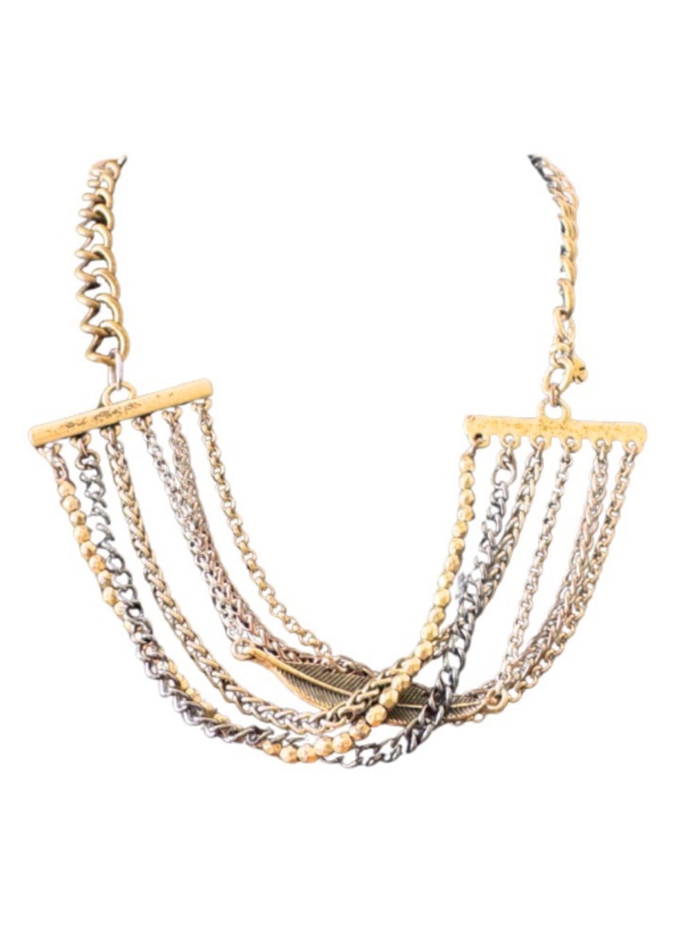 Vintage Lucky  Brand Upcycled  Necklace